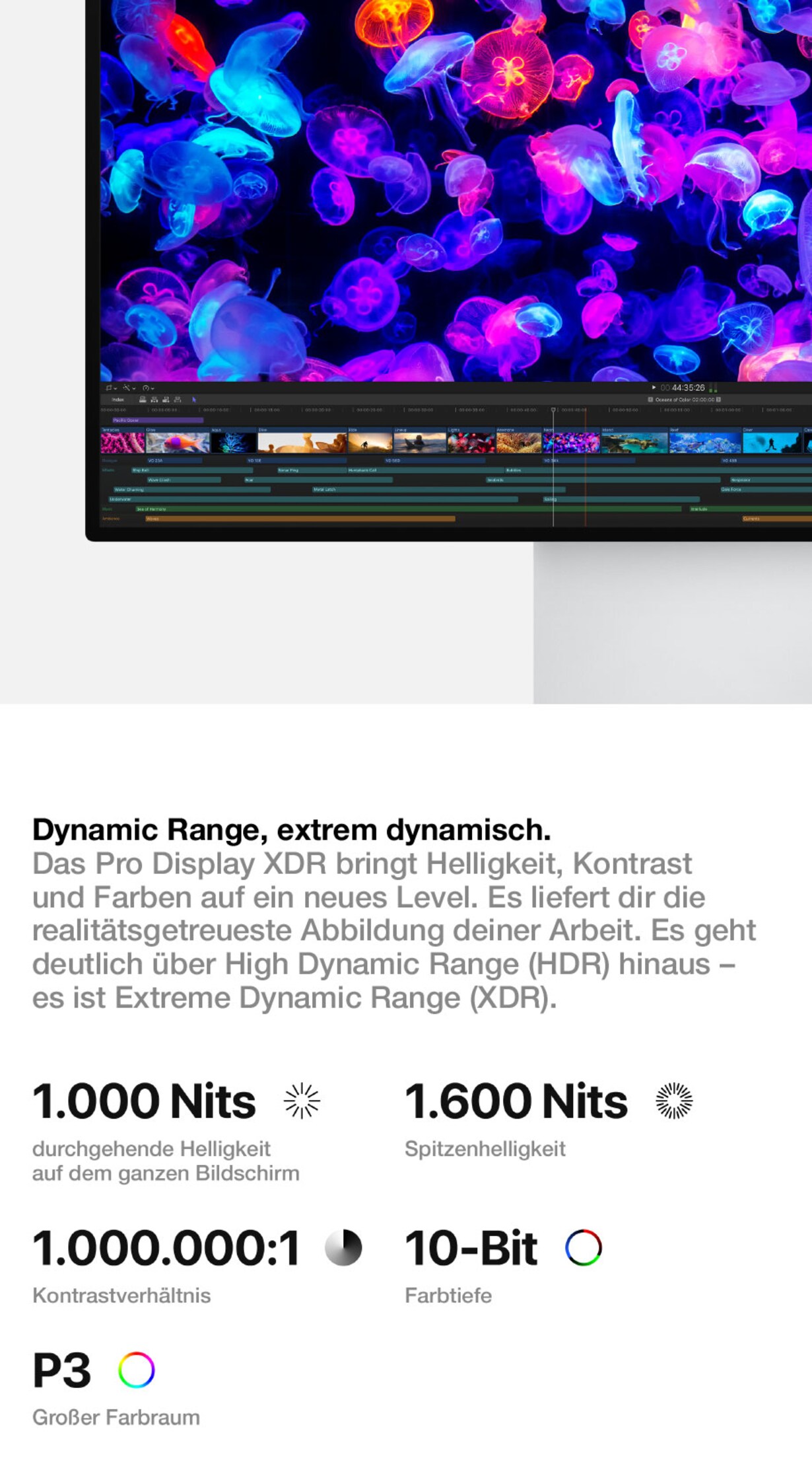 Zu den Apple Pro Display XDR