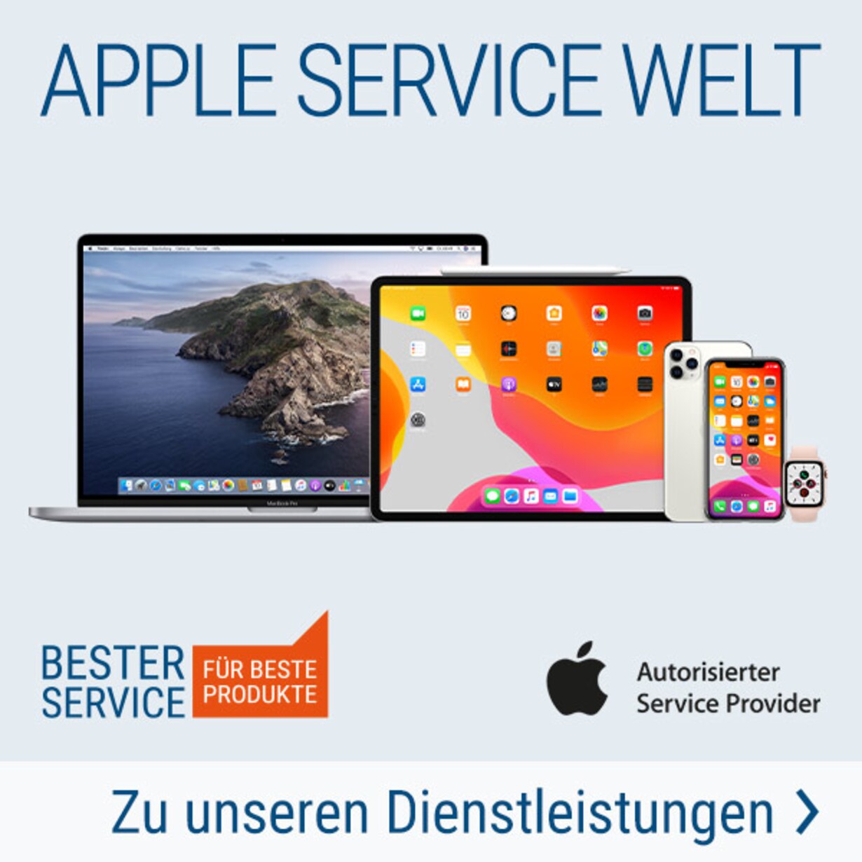 Zur Apple Service Welt bei Cyberport