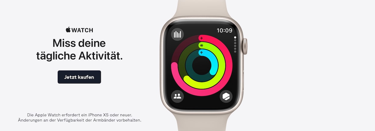 Die Apple Watch für einen gesünderen Lifestyle kaufen