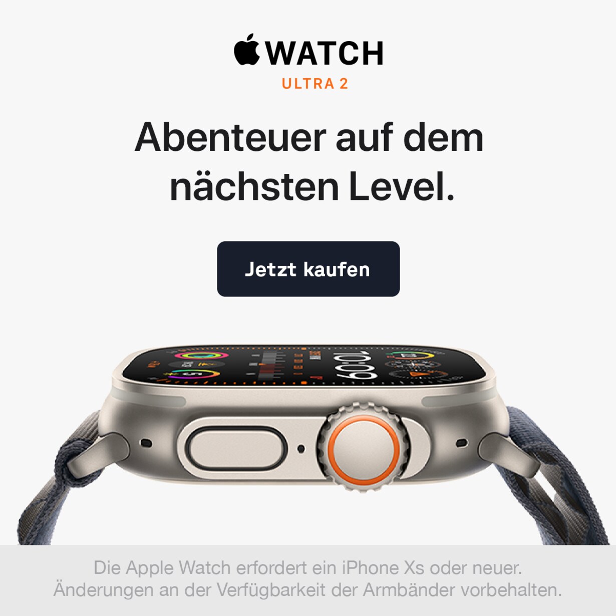 Zu der Apple Watch Ultra 2