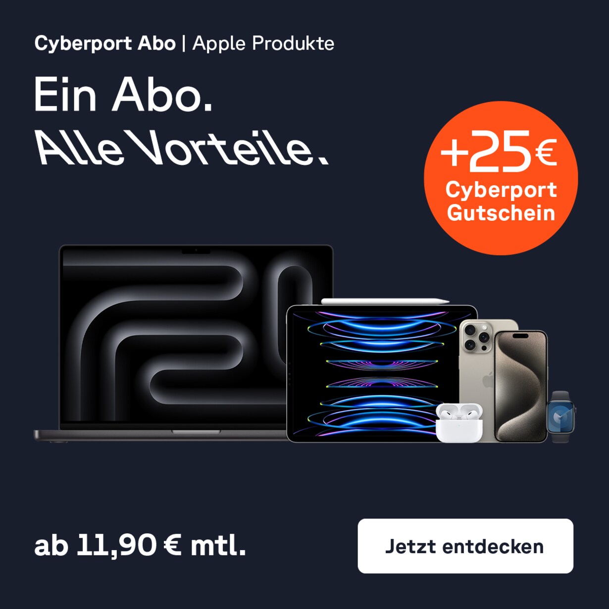 Zum Cyberport Abo für Apple-Produkte