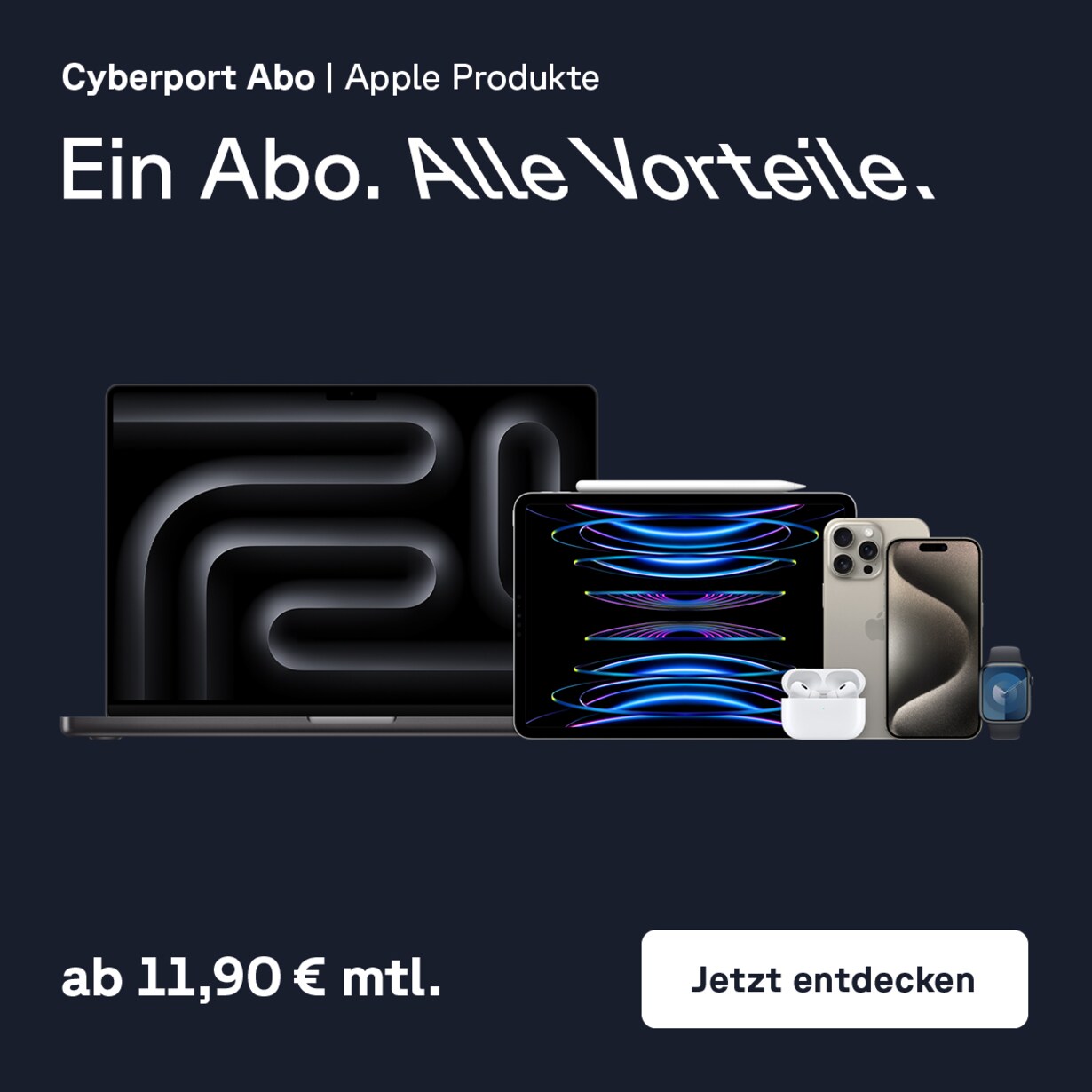 Zum Cyberport Abo für Apple Produkte