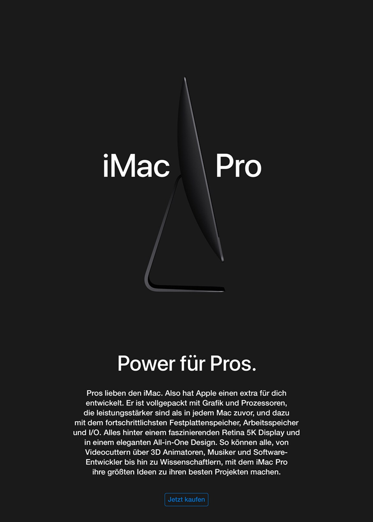 Zum Apple iMac Pro