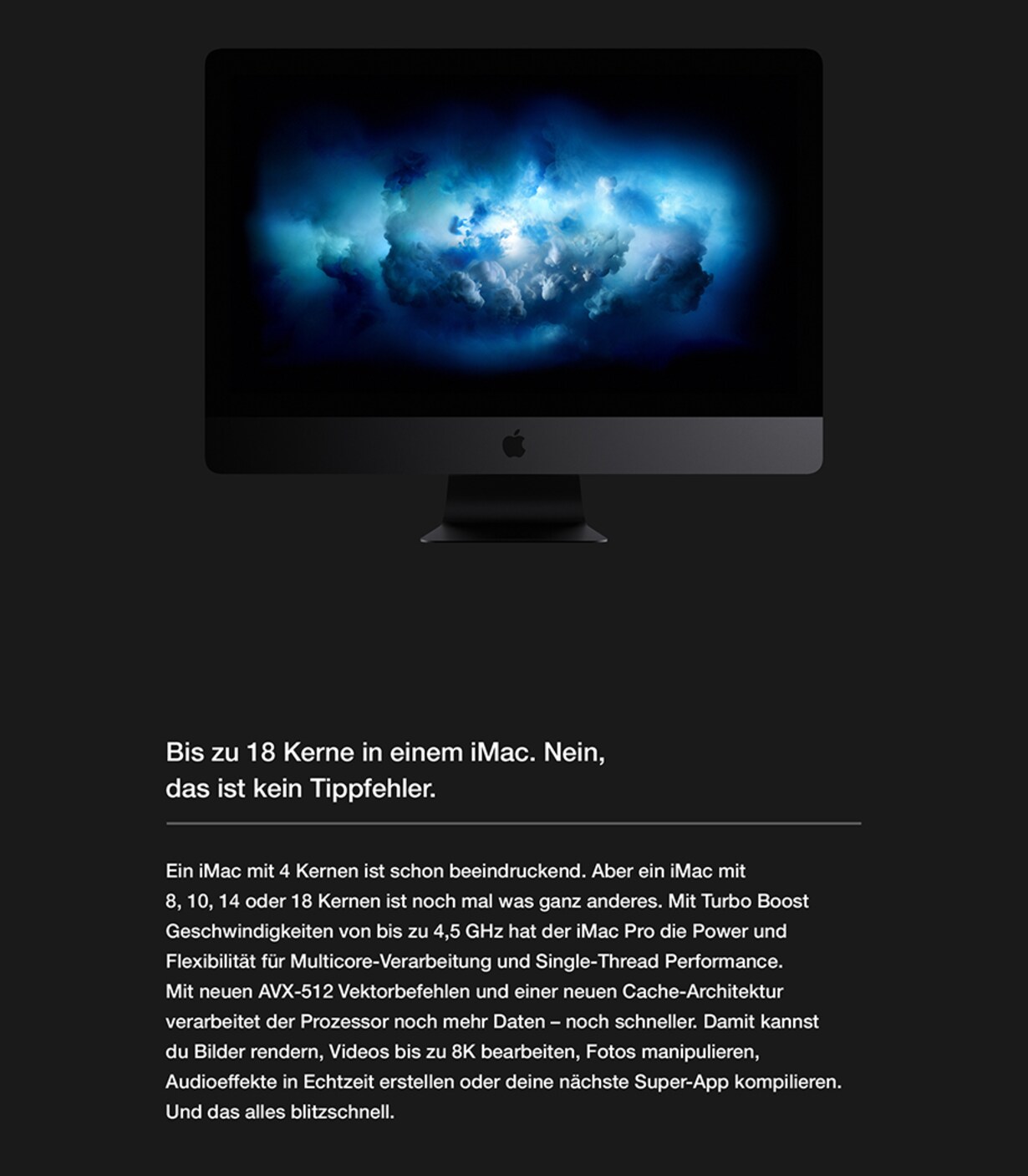 Zum Apple iMac Pro