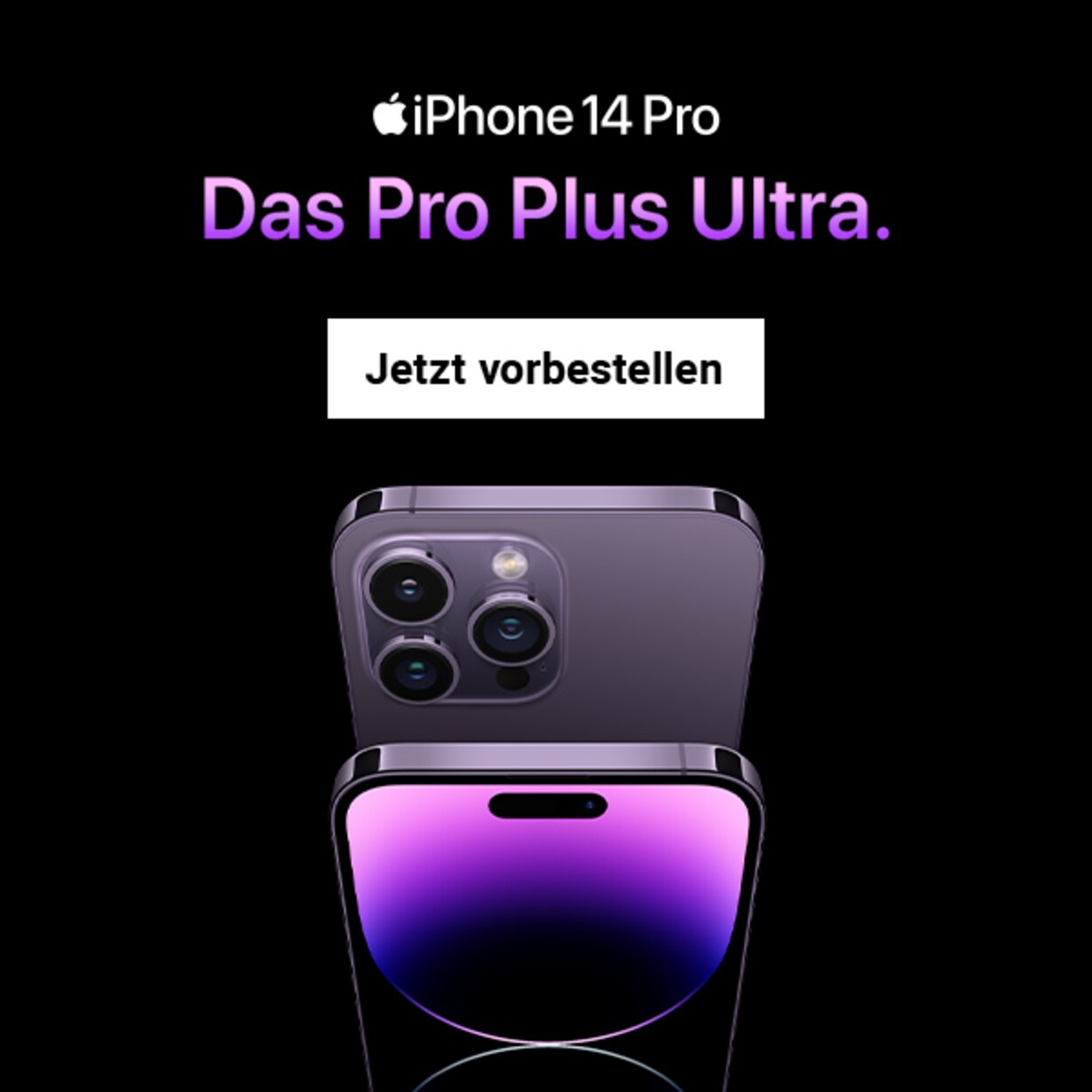 Zum Apple iPhone 14 Pro bei Cyberport