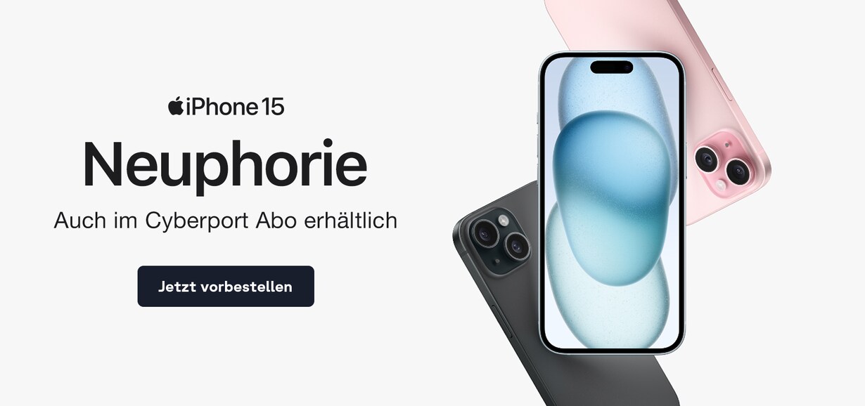 Zum Apple iPhone 15 bei Cyberport