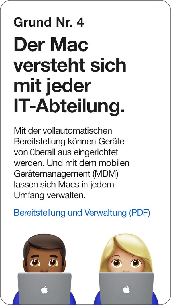 Mehr Informationen zur Bereitstellung und Verwaltung