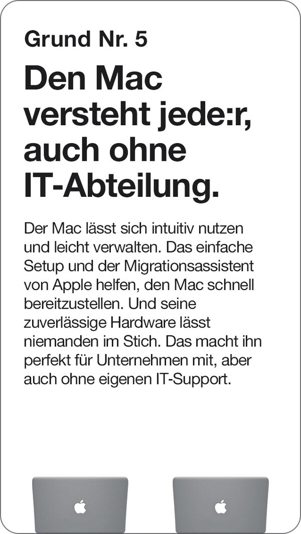 Zu den Apple-Lösungen