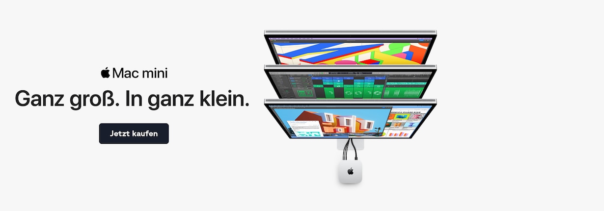 Jetzt die neuen Mac mini kaufen