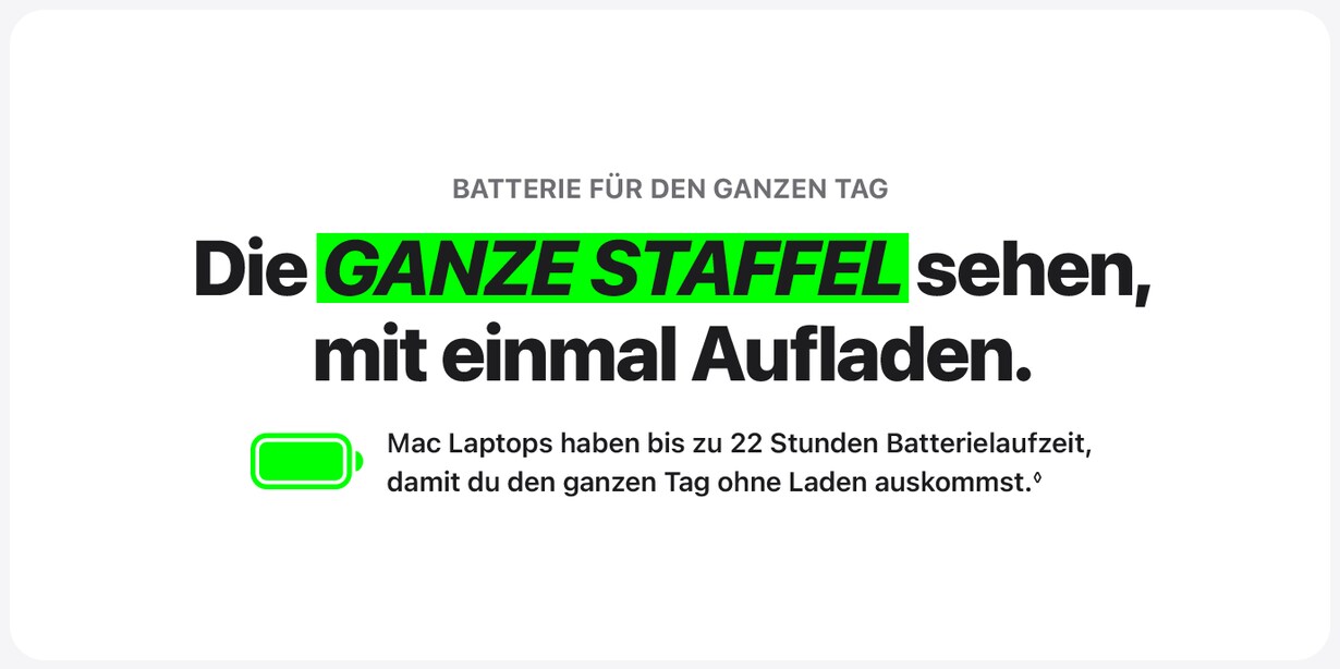 Zu den Mac im Vergleich