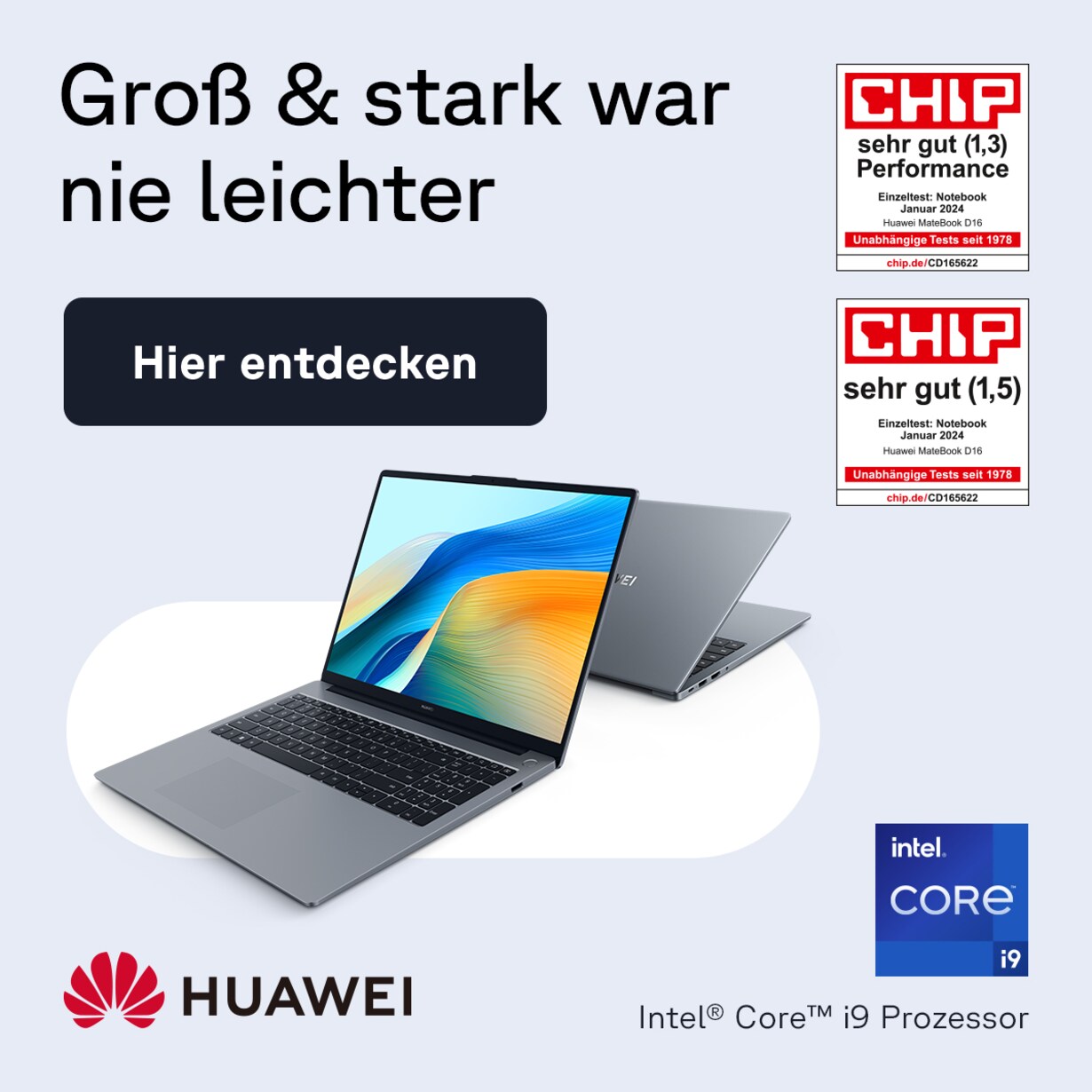 Zu den Notebooks von Huawei bei Cyberport