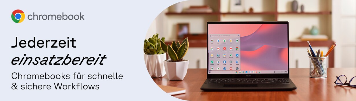Zu den Chromebooks mit ChromeOS für Unternehmen
