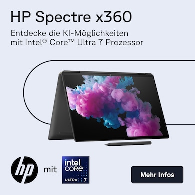 Hol dir das HP Spectre x360 mit Intel® Core™ Ultra Prozessor