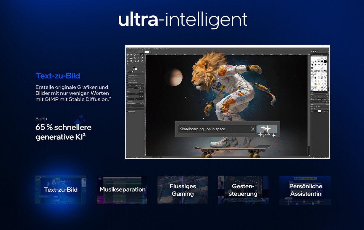 Zu den Produkten mit Intel® Core™ Ultra-Prozessoren