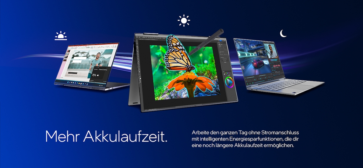 Zu den Produkten mit Intel® Core™ Ultra-Prozessoren