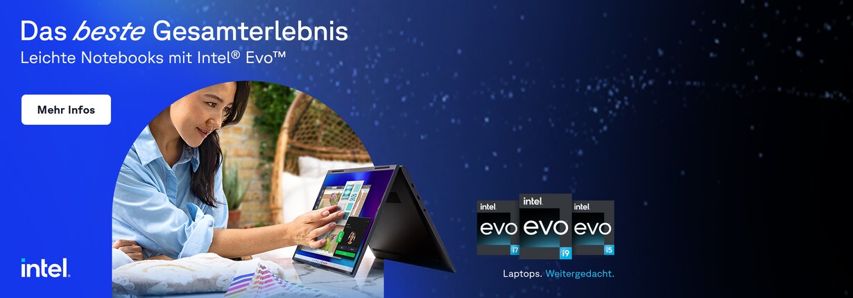 Zu den Intel® Evo™ Notebooks