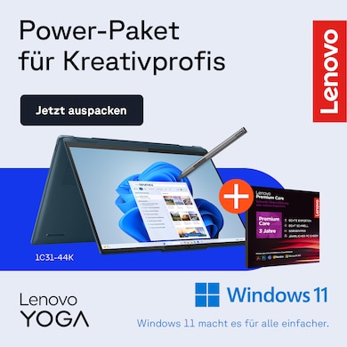 Power-Paket für Kreativprofis: Lenovo Yoga