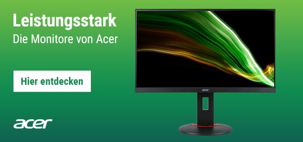 Zu den Acer-Monitoren für Gaming & Office