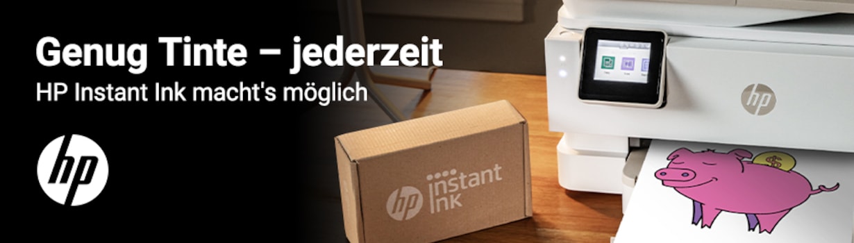 Zu den HP-Druckern mit Instant-Ink-Support