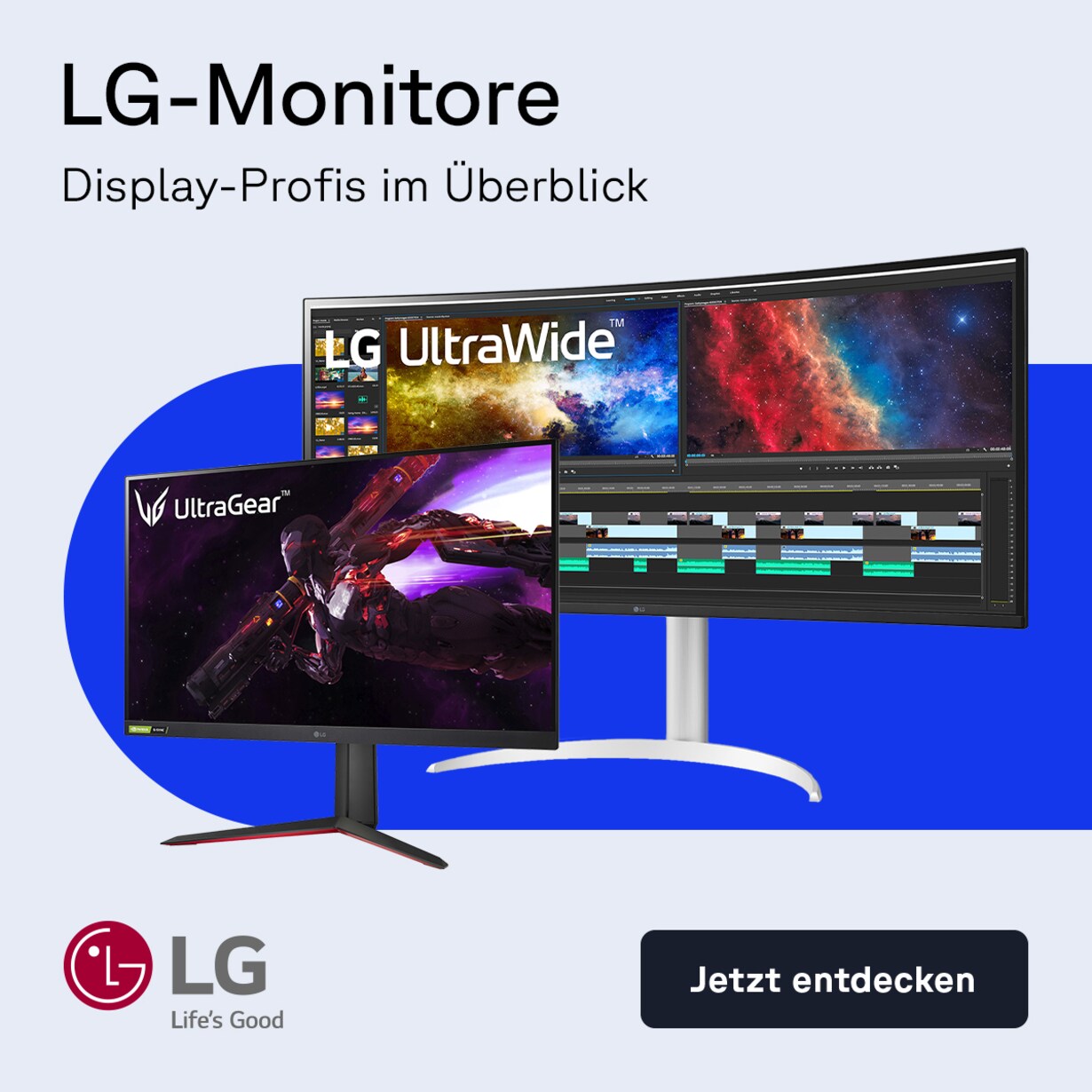 Zu den Monitoren von LG bei Cyberport