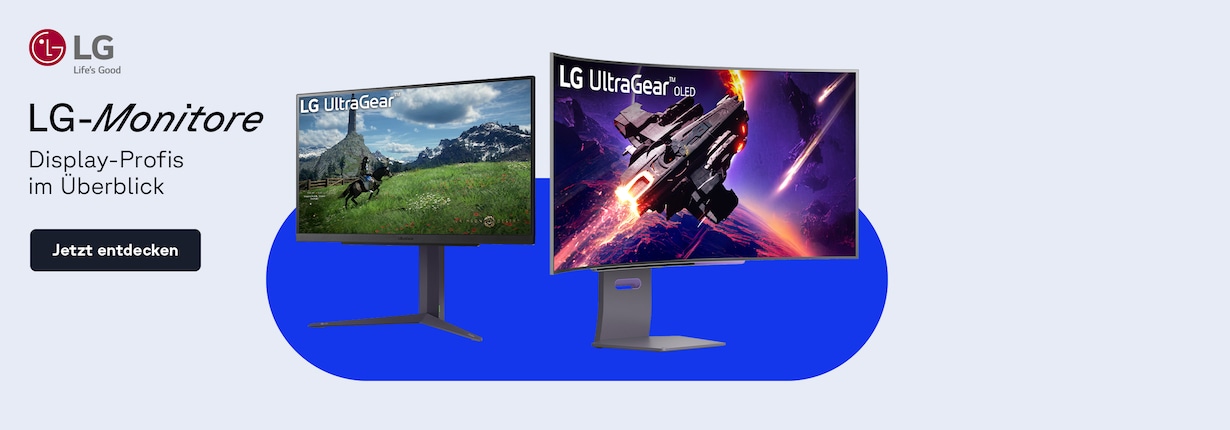 Entdecke unsere Monitore von LG