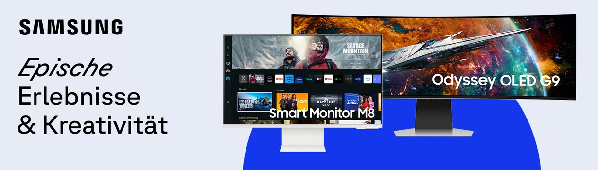 Zu den Monitoren von Samsung