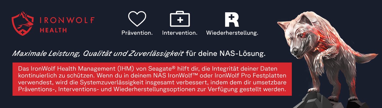 Zum Seagate IronWolf Health Management