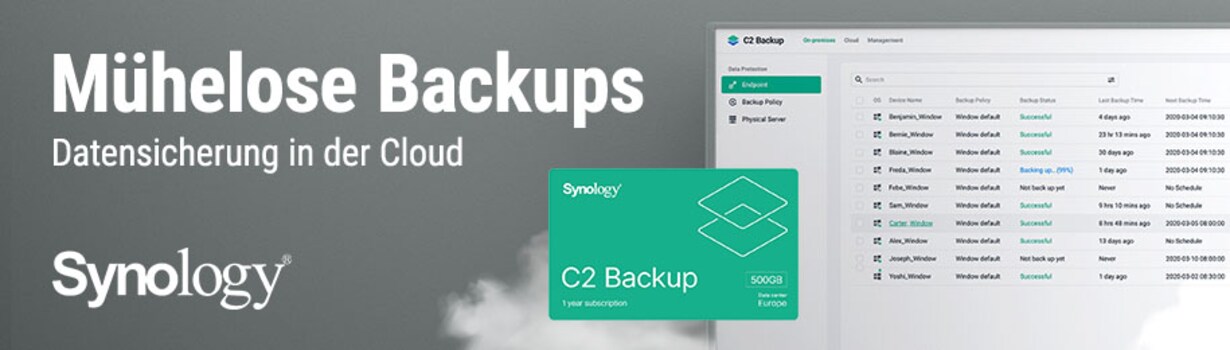 Zu Synology C2 Backup