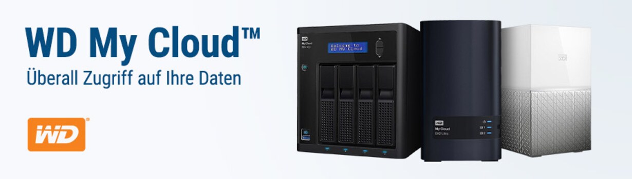 Zu den WD My Cloud NAS-Systemen