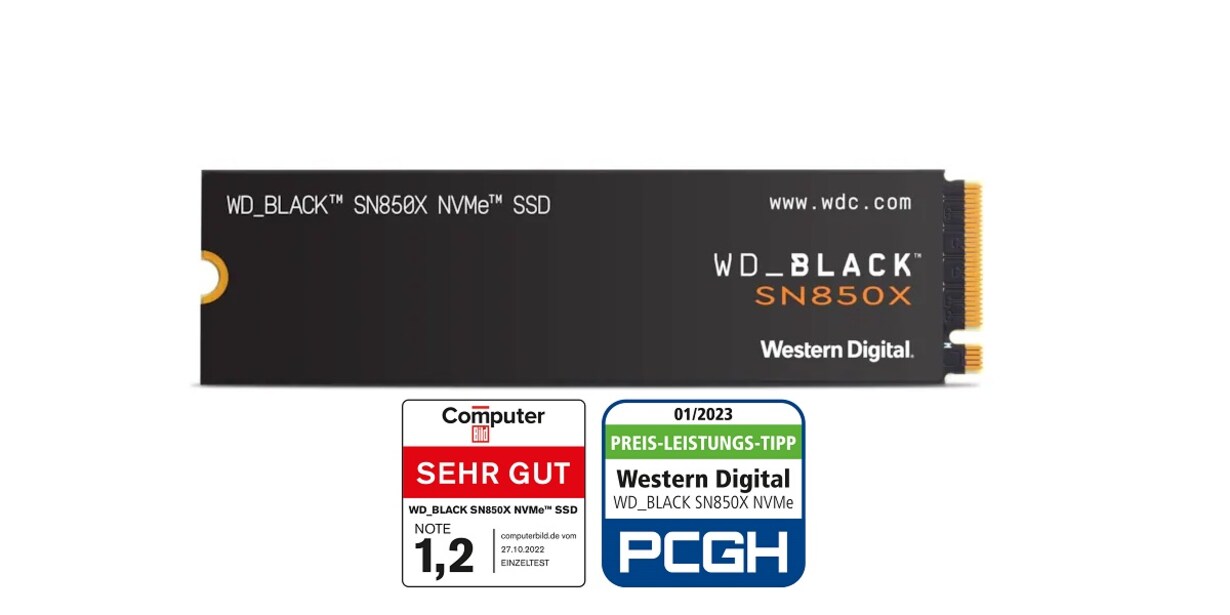 Zu den NVMe™-SSDs SN850X von WD_BLACK™