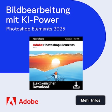 Entdecke die KI-Power mit Photoshop Elements von Adobe