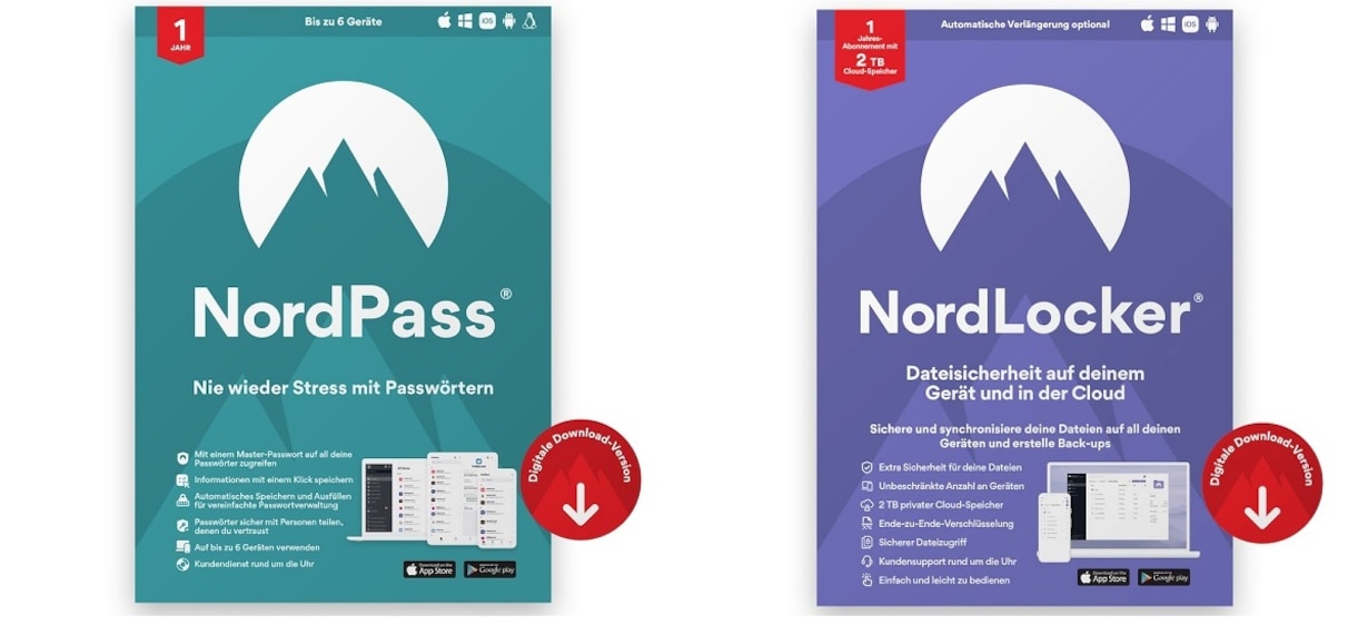 Zu den Produkten von NordVPN