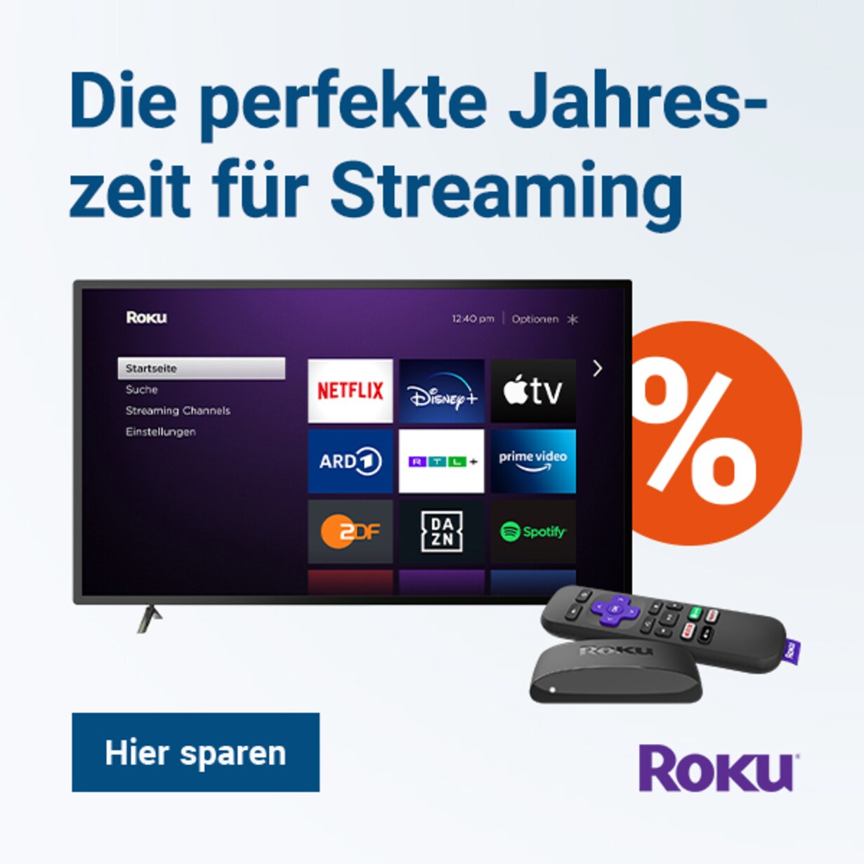 Zu den Roku Media Streaming Clients bei Cyberport