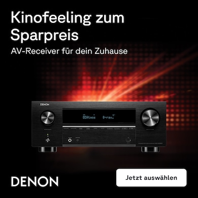 Sicher dir einen AV-Receiver von Denon im Angebot