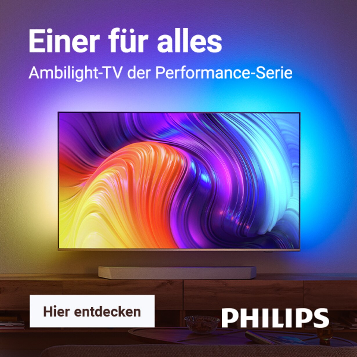 Zu den PHILIPS Ambilight-TVs bei Cyberport