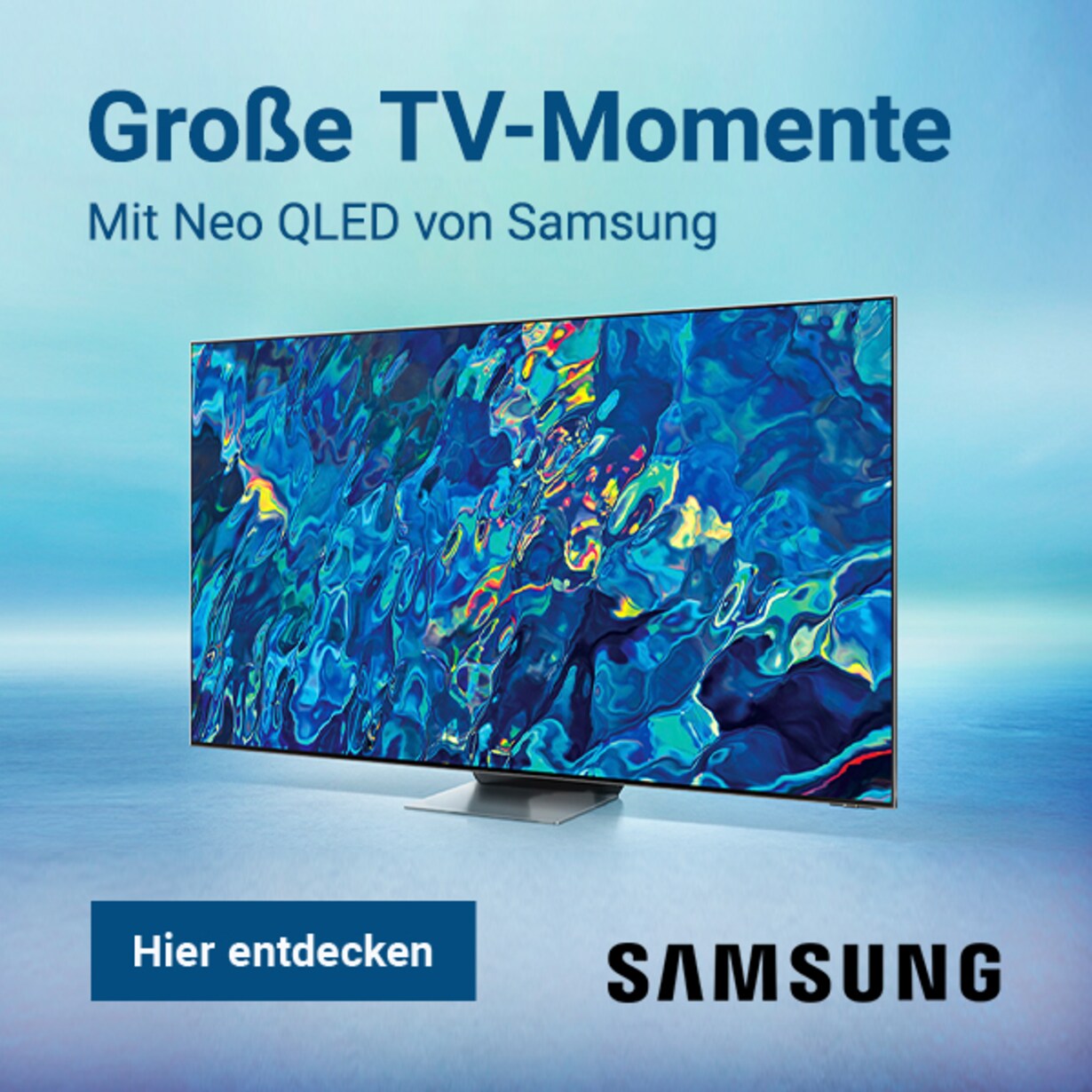 Zu den Samsung QLED TVs bei Cyberport