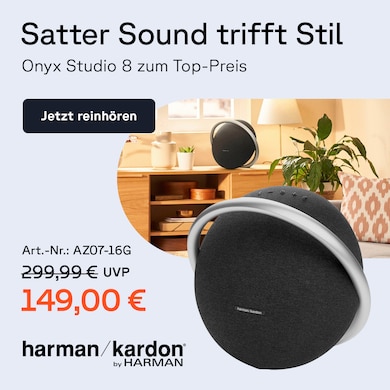 Hol dir satten Sound mit dem Speaker Onyx Studio 8