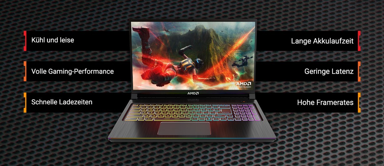 Zu den Gaming-Notebooks mit AMD Advantage-Plattform