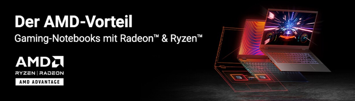 Zu den Gaming-Notebooks mit AMD Advantage-Plattform