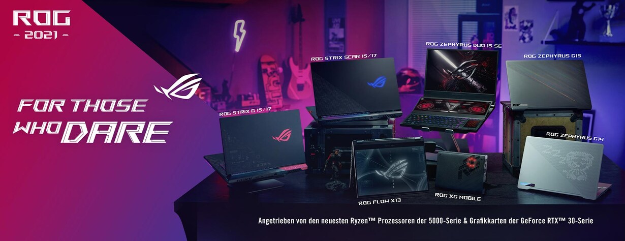 Zu den Gaming-Notebooks von ASUS