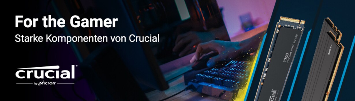 Zu den Gaming-Highlights von Crucial