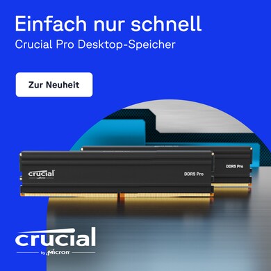 Zum Arbeitsspeicher von Crucial