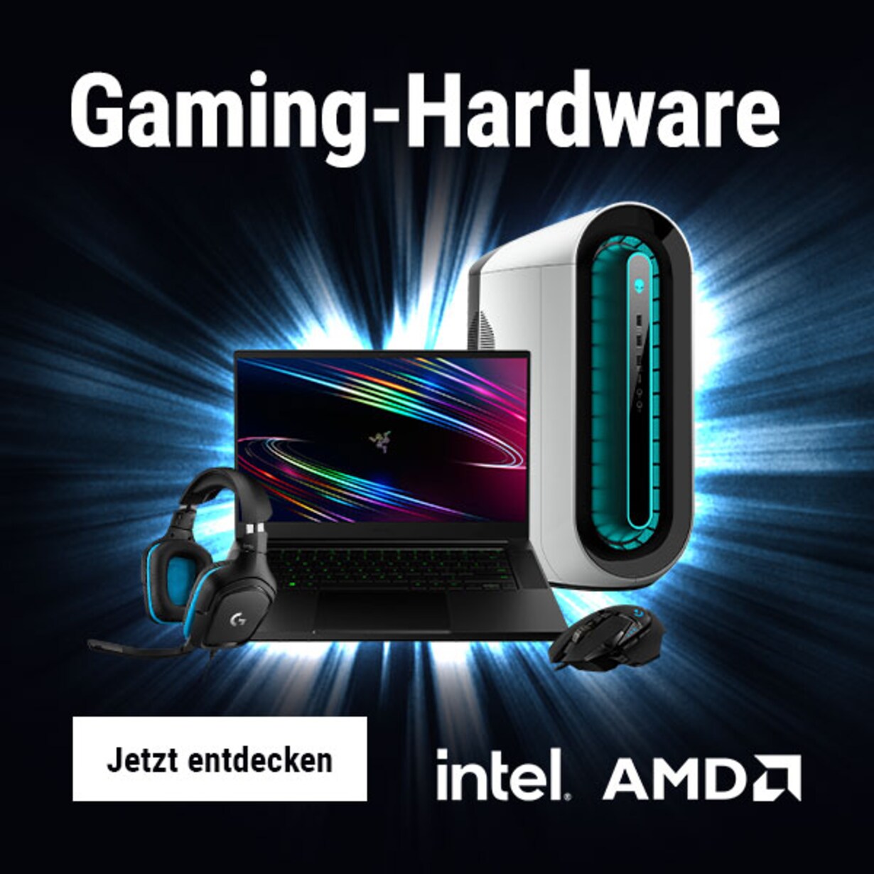 Zu der Gaming-Hardware bei Cyberport