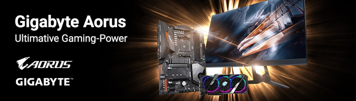 Zu den Gaming-Highlights von Gigabyte Aorus