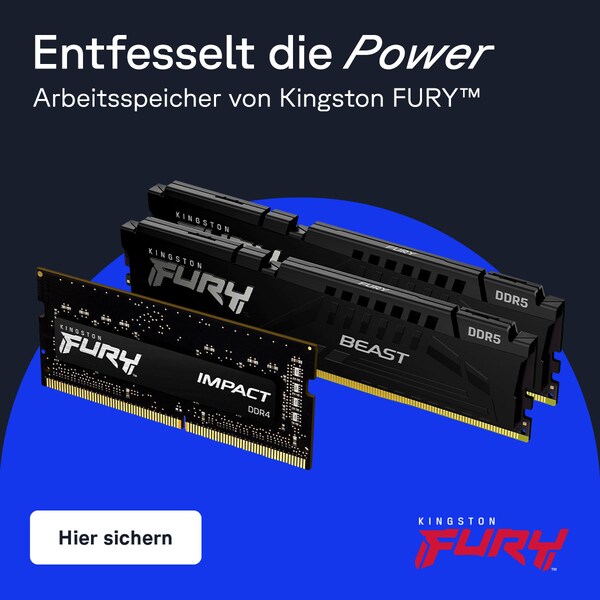 Alle Infos zu den Arbeitsspeichern von Kingston FURY