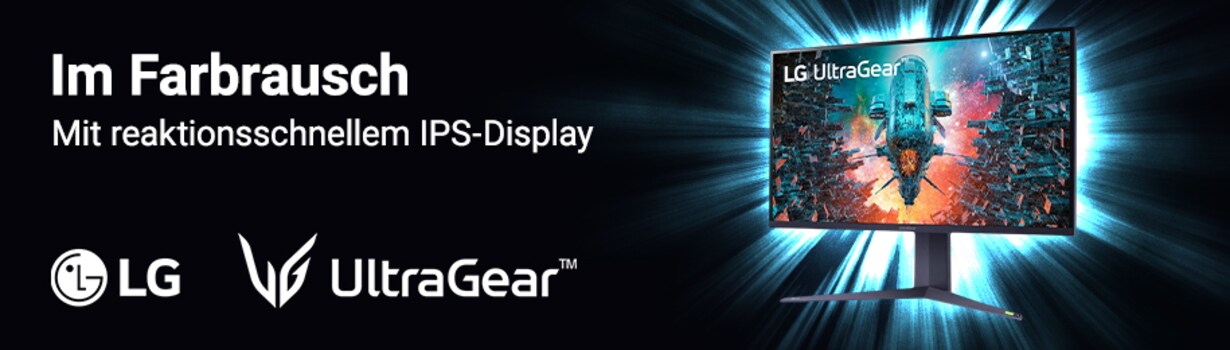 Zu den UltraGear-Gaming-Displays von LG