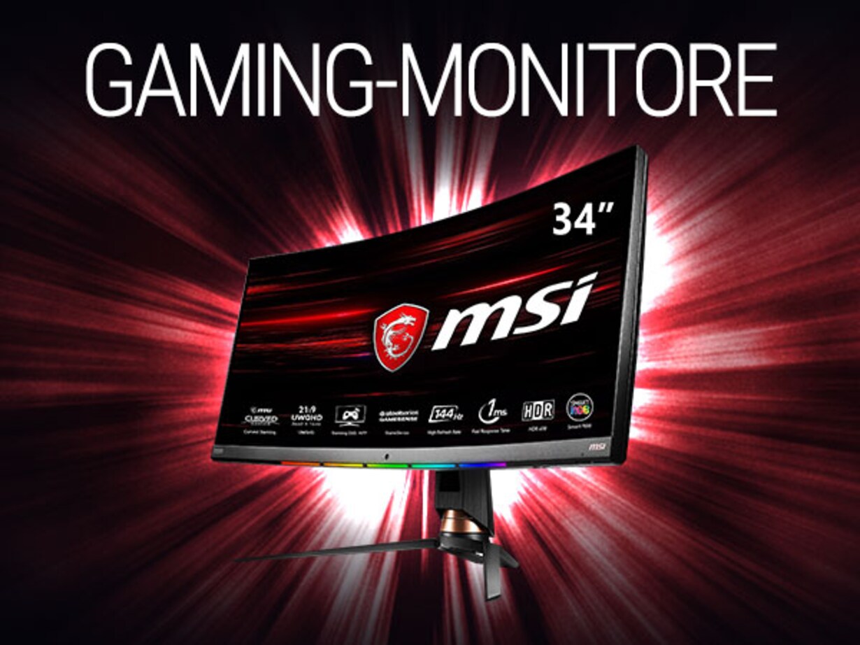 Zu den Gaming-Monitoren von MSI