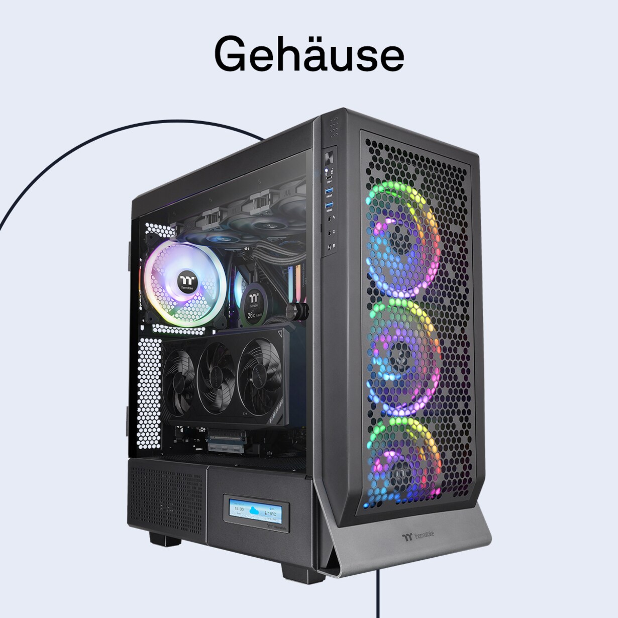 Zu den Gehäusen von Thermaltake