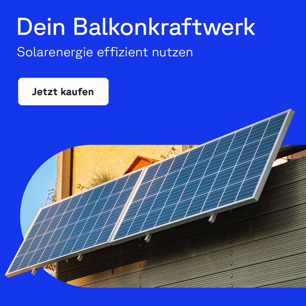 Nutze Sonnenenergie effizienter mit einem Balkonkraftwerk