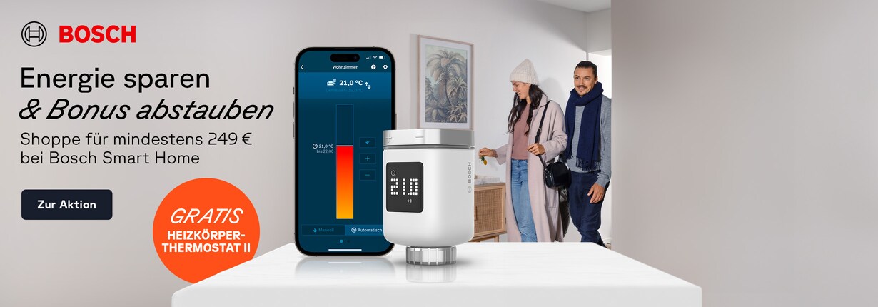 Smart Home mit Bosch ausstatten & Bonus abstauben